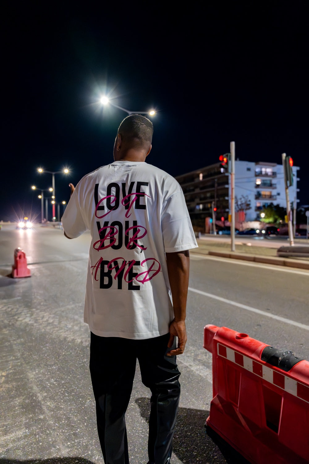 " LOVE YOU, BYE " T-SHIRT WHITE